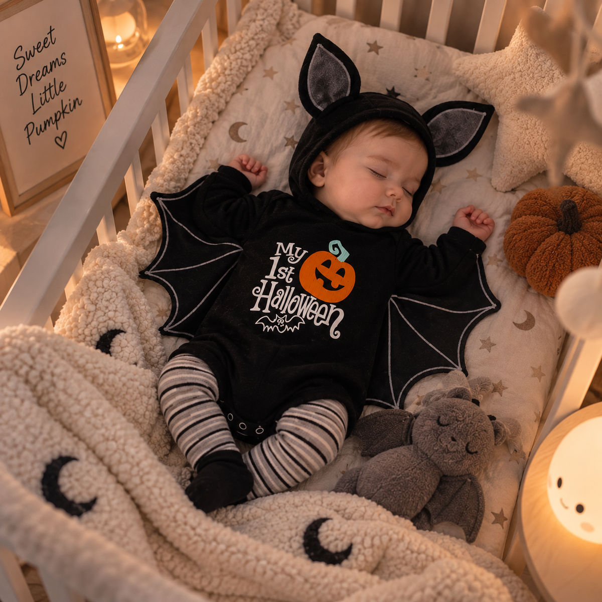Baby Halloween Bat Costume By Elfero