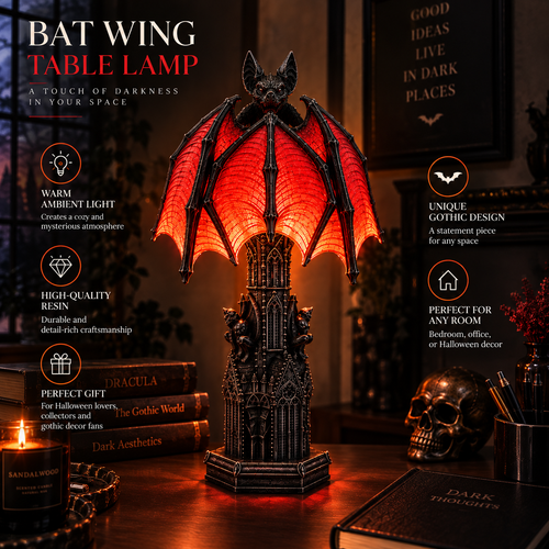 Bat Halloween Lamp By Elfero