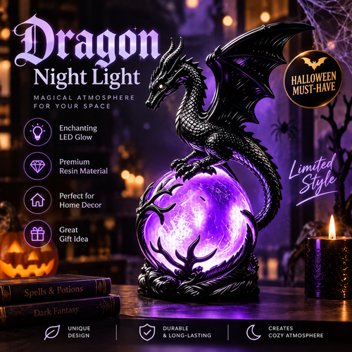 Dragon Night Lamp By Elfero